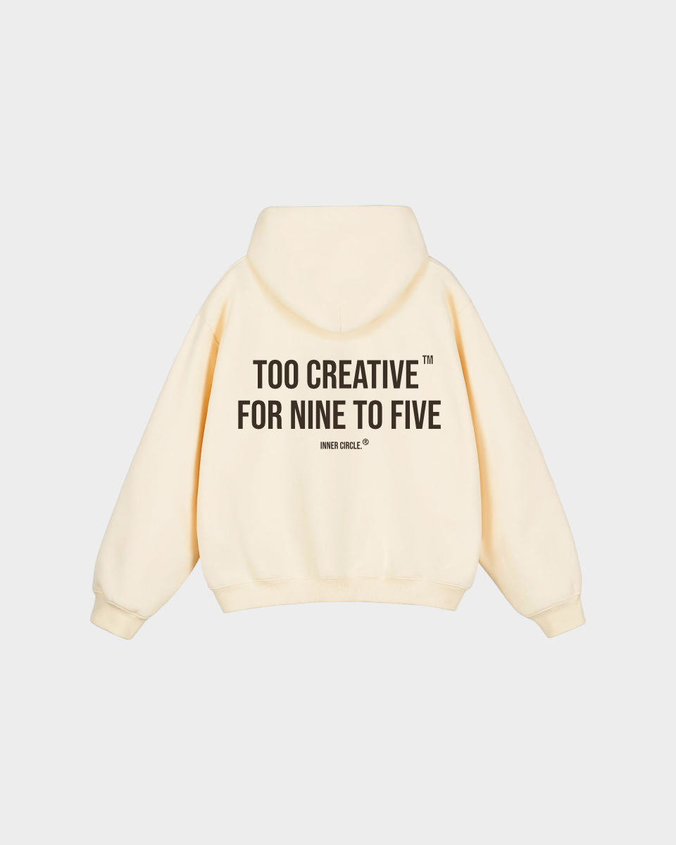 Too creative for nine to five - Boxy Hoodie