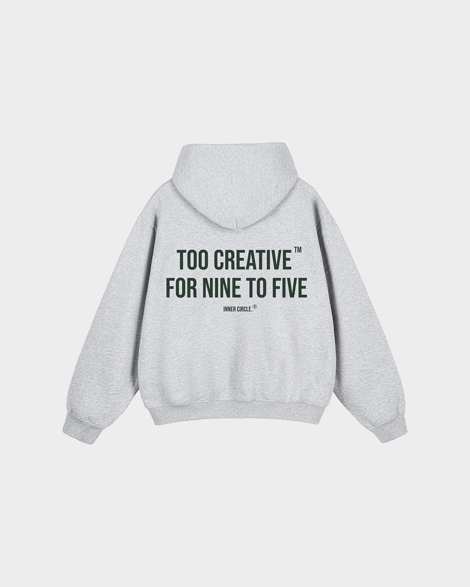 Too creative for nine to five - Boxy Hoodie
