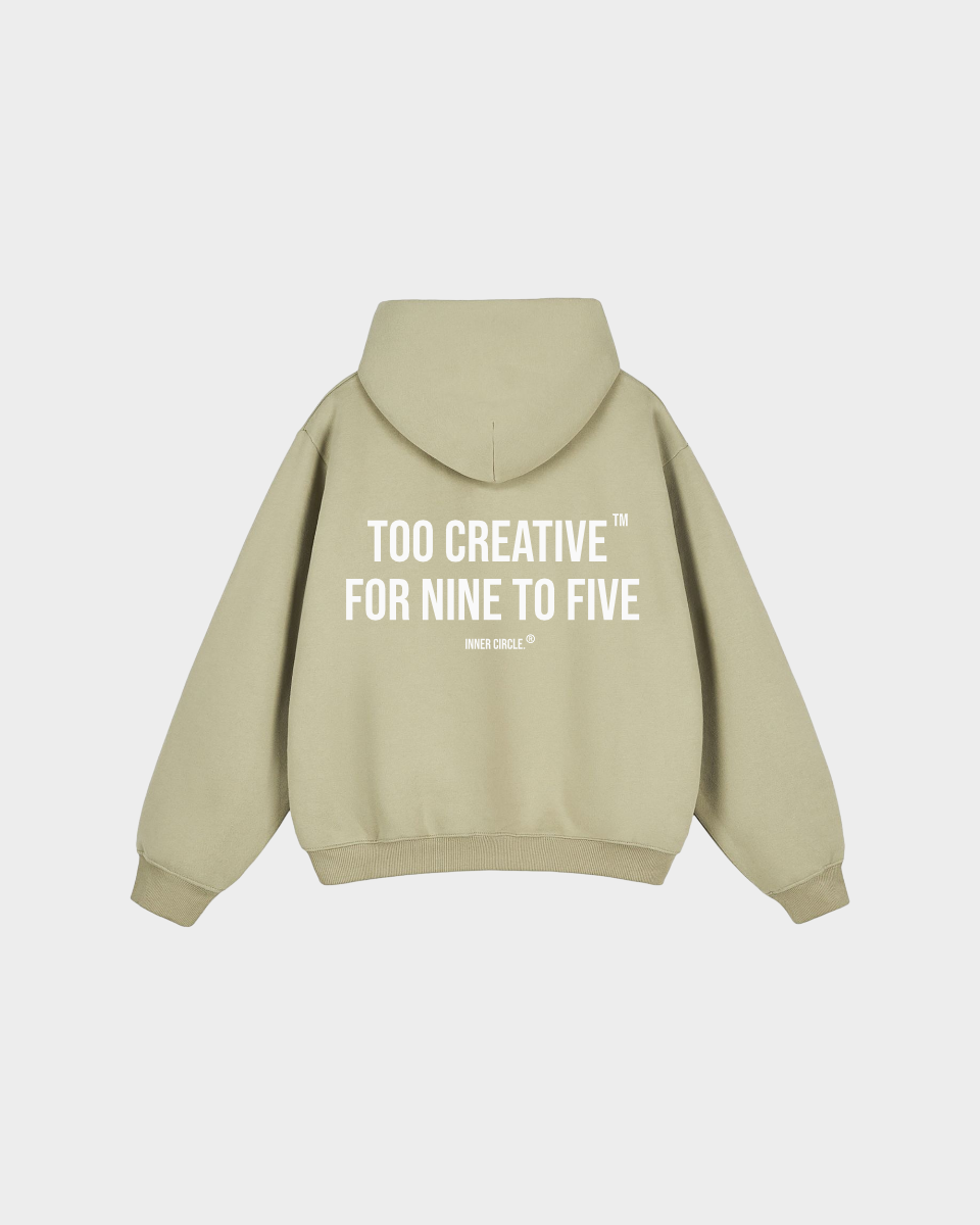 Too creative for nine to five - Boxy Hoodie
