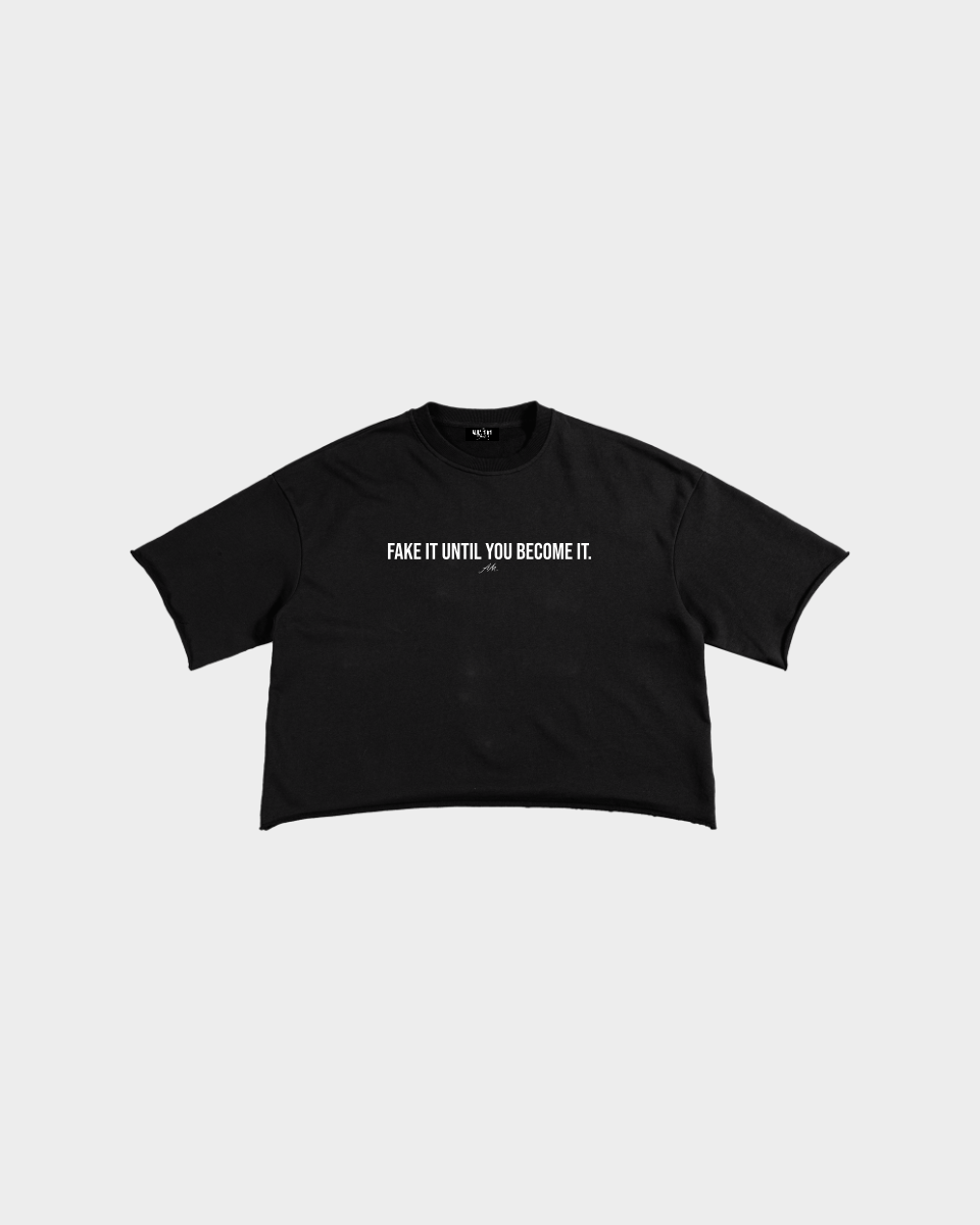 Fake it - Raw Edge Boxy Tee