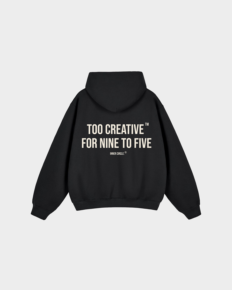 Too creative for nine to five - Boxy Hoodie